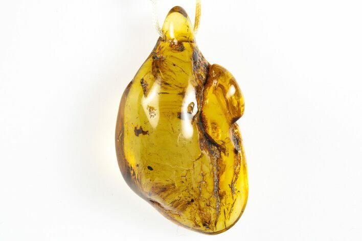 Polished Chiapas Amber ( g) Necklace - Mexico #304391